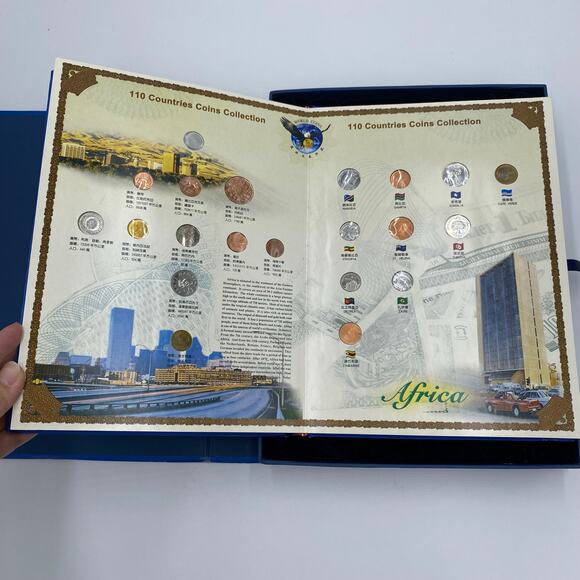 World Coins Collection 110 Countries Coin Collection in Chinese Collector Book - Picture 5 of 13